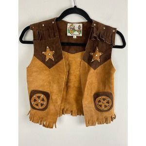 Vintage Pony Ranch Children's Western Suede Vest